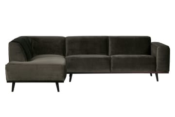 Statement Hjørnesofa Venstre - Grønn - Møbler - Sofaer - Fløyelssofaer