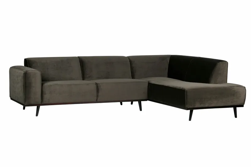 Statement Hjørnesofa Venstre - Grønn - Møbler - Sofaer - Fløyelssofaer