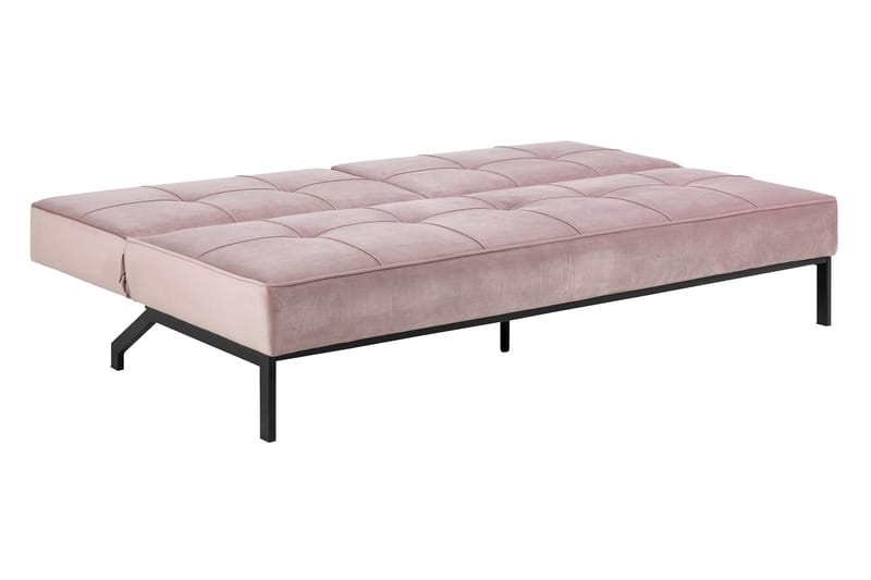 Stefan Sovesofa Fløyel - Rosa - Møbler - Sofaer - Fløyelssofaer