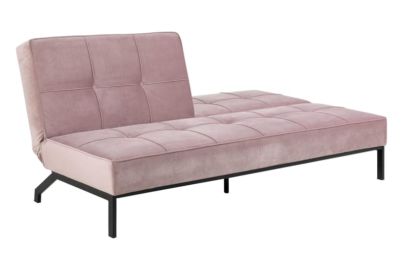 Stefan Sovesofa Fløyel - Rosa - Møbler - Sofaer - Fløyelssofaer