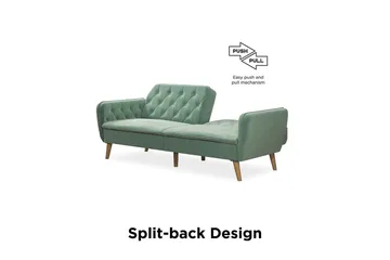 TallulaH 2-seters Sovesofa Fløyel/Lysegrønn - Novogratz - Møbler - Sofaer - Fløyelssofaer