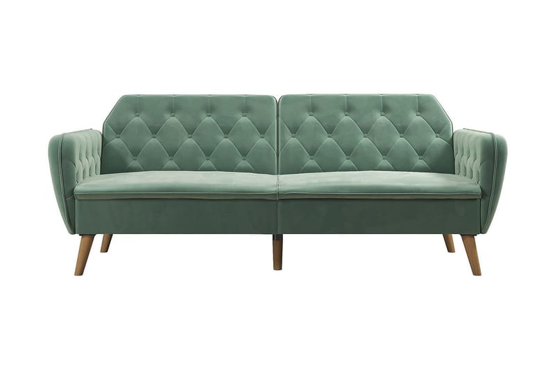 TallulaH 2-seters Sovesofa Fløyel/Lysegrønn - Novogratz - Møbler - Sofaer - Fløyelssofaer