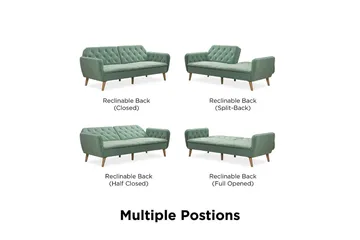 TallulaH 2-seters Sovesofa Fløyel/Lysegrønn - Novogratz - Møbler - Sofaer - Fløyelssofaer