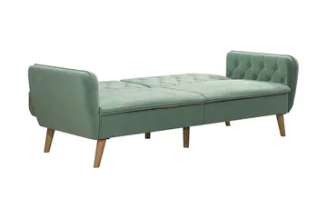 TallulaH 2-seters Sovesofa Fløyel/Lysegrønn - Novogratz - Møbler - Sofaer - Fløyelssofaer