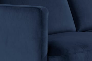 Teodin Fløyelssofa 2-seters - Blå - Møbler - Sofaer - Fløyelssofaer