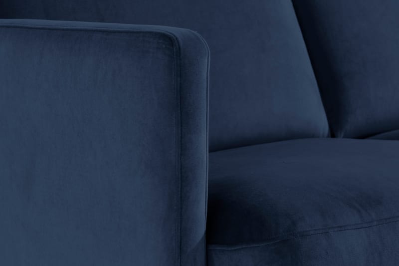 Teodin Fløyelssofa 2-seters - Blå - Møbler - Sofaer - Fløyelssofaer
