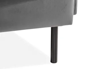 Teodin Fløyelssofa 2-seters - Lysegrå - Møbler - Sofaer - Fløyelssofaer