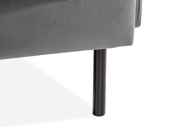 Teodin Fløyelssofa 2-seters - Lysegrå - Møbler - Sofaer - Fløyelssofaer