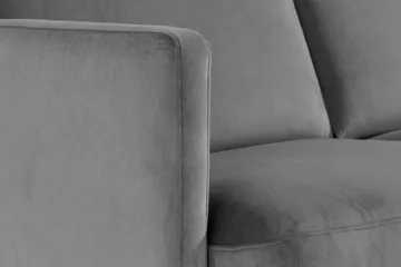 Teodin Fløyelssofa 2-seters - Lysegrå - Møbler - Sofaer - Fløyelssofaer