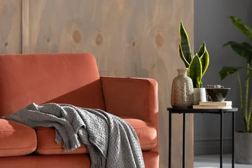 Teodin Fløyelssofa 2-seters - Rosa - Møbler - Sofaer - Fløyelssofaer