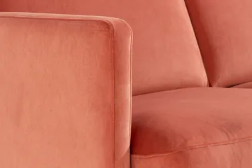 Teodin Fløyelssofa 2-seters - Rosa - Møbler - Sofaer - Fløyelssofaer