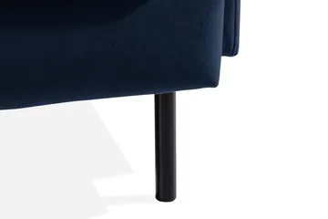 Teodin Fløyelssofa 3-seters - Blå - Møbler - Sofaer - Fløyelssofaer