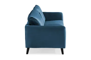 Trend 2-seters Fløyelssofa - Blå - Møbler - Sofaer - Fløyelssofaer