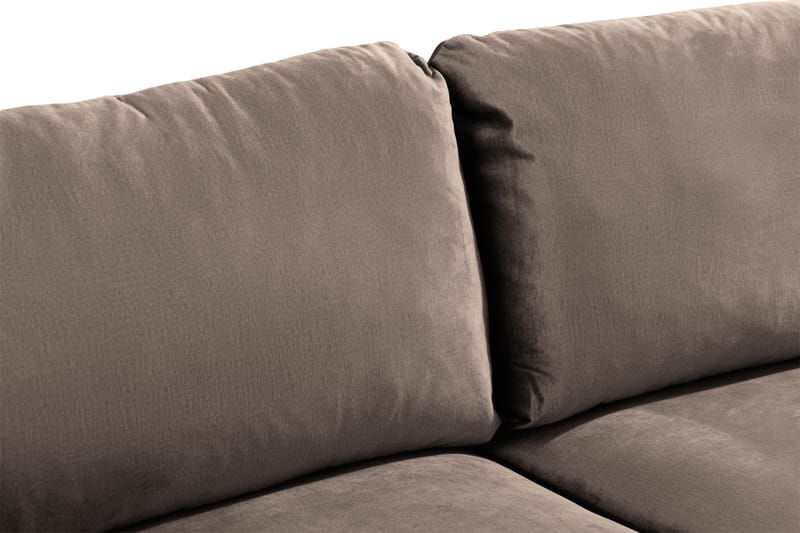 Trend 2-seters Fløyelssofa - Brun - Møbler - Sofaer - Fløyelssofaer