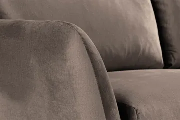 Trend 2-seters Fløyelssofa - Brun - Møbler - Sofaer - Fløyelssofaer