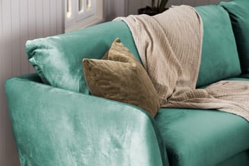 Trend 2-seters Fløyelssofa - Grønn - Møbler - Sofaer - Fløyelssofaer