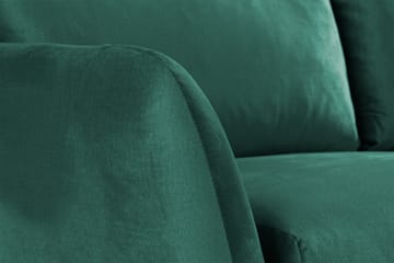 Trend 2-seters Fløyelssofa - Grønn - Møbler - Sofaer - Fløyelssofaer