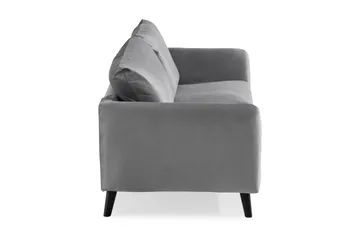 Trend 2-seters Fløyelssofa - Lys grå - Møbler - Sofaer - Fløyelssofaer