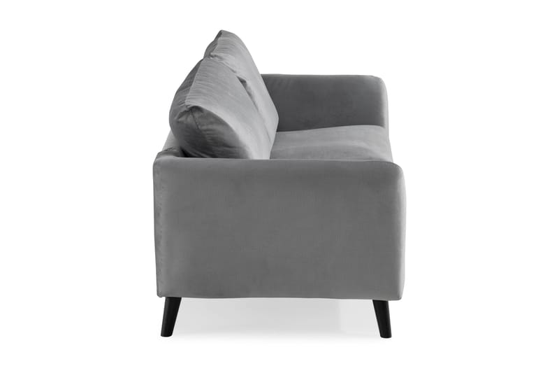 Trend 2-seters Fløyelssofa - Lys grå - Møbler - Sofaer - Fløyelssofaer