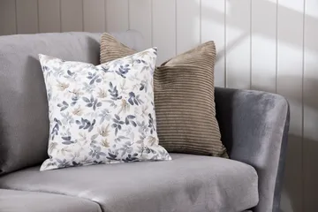 Trend 2-seters Fløyelssofa - Lys grå - Møbler - Sofaer - Fløyelssofaer