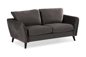 Trend 2-seters Fløyelssofa - Mørk grå - Møbler - Sofaer - Fløyelssofaer