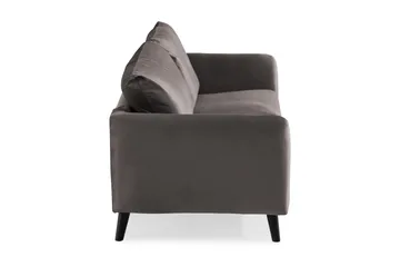 Trend 2-seters Fløyelssofa - Mørk grå - Møbler - Sofaer - Fløyelssofaer