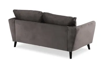 Trend 2-seters Fløyelssofa - Mørk grå - Møbler - Sofaer - Fløyelssofaer