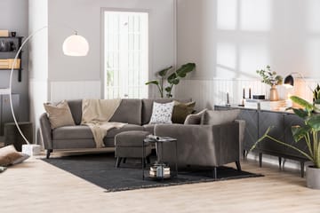 Trend 3-seters Fløyelssofa - Brun - Møbler - Sofaer - Fløyelssofaer