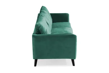 Trend 3-seters Fløyelssofa - Grønn - Møbler - Sofaer - Fløyelssofaer