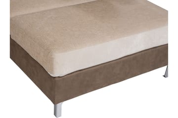 Truro Hjørnesofa Divan Høyre - Brun - Møbler - Sofaer - Fløyelssofaer