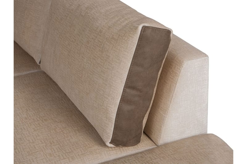 Truro Hjørnesofa Divan Høyre - Brun - Møbler - Sofaer - Fløyelssofaer