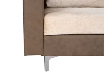Truro Hjørnesofa Divan Høyre - Brun - Møbler - Sofaer - Fløyelssofaer
