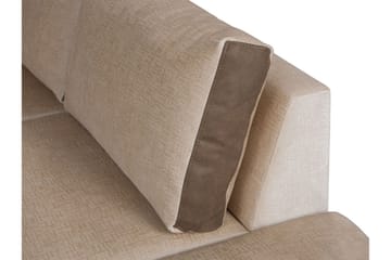 Truro Hjørnesofa Divan Venstre - Grå - Møbler - Sofaer - Fløyelssofaer