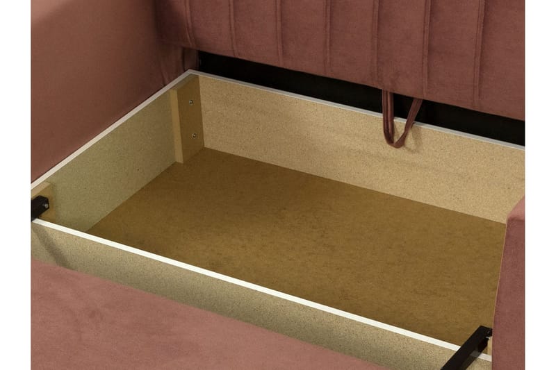 Upperud 2-seters Sovesofa - Fløyel/Svart - Møbler - Sofaer - Sovesofaer - 2 seters sovesofa