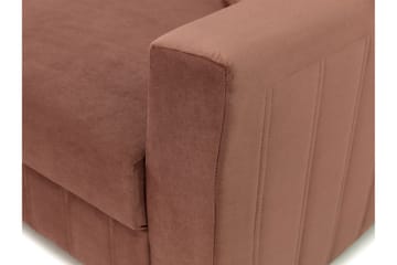 Upperud 2-seters Sovesofa - Fløyel/Svart - Møbler - Sofaer - Sovesofaer - 2 seters sovesofa