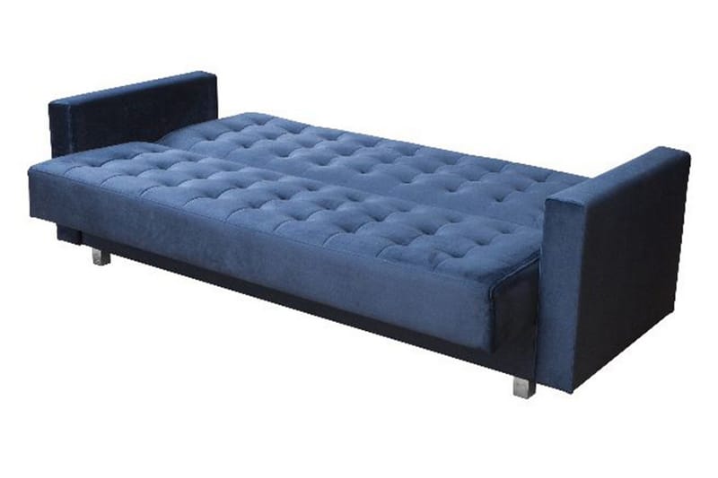 Veasna Sovesofa - Blå - Møbler - Sofaer - Fløyelssofaer