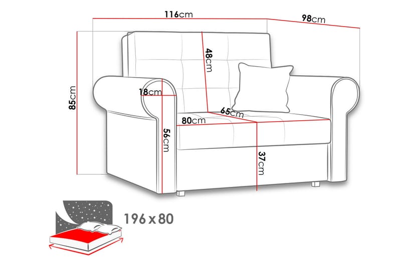 Viva Sofa - Fløyelssofaer