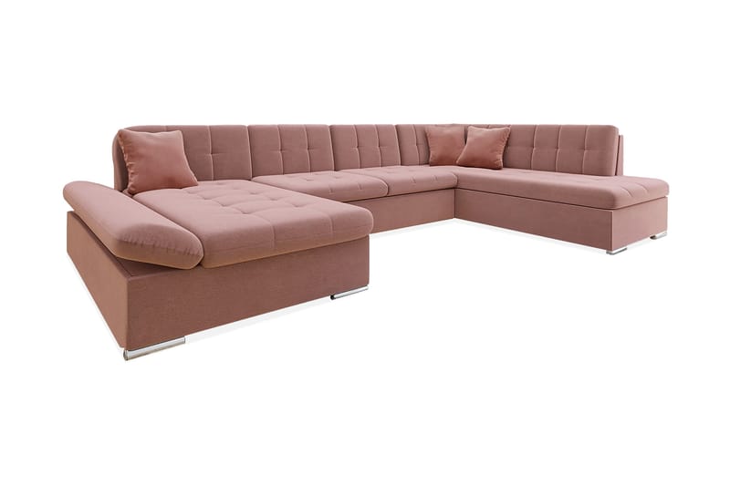 Zumar 4-seters Sovesofa Høyre, Rosa