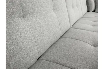 Zumar Høyre U-formet Sovesofa 128x302 cm med Oppbevaring i Stoff - Grå - Møbler - Sofaer - Sovesofaer - Sovesofa divan