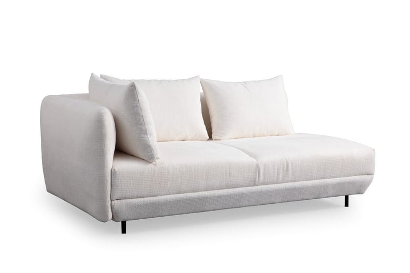 Floransa 4-seters Sofa med Divan - Hvit - Møbler - Sofaer - Sofaer med sjeselong - 4 seters sofa med divan