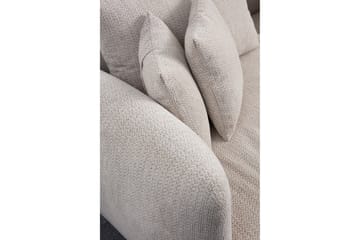 Floransa 4-seters Sofa med Divan - Hvit - Møbler - Sofaer - Sofaer med sjeselong - 4 seters sofa med divan