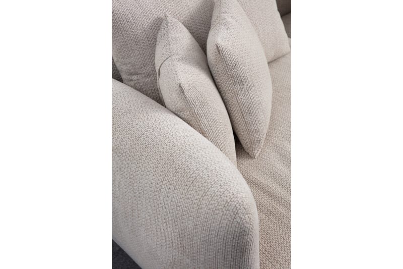 Floransa 4-seters Sofa med Divan - Hvit - Møbler - Sofaer - Sofaer med sjeselong - 4 seters sofa med divan