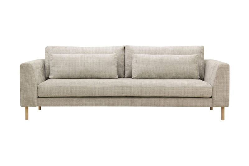 Florenz 3-seters Sofa i Chenille - Grå / Beige - Møbler - Sofaer - 3 seter sofa