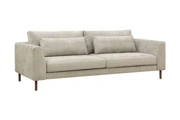 Florenz 3-seters Sofa i Chenille - Grå / Beige - Møbler - Sofaer - 3 seter sofa