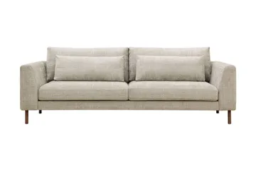Florenz 3-seters Sofa i Chenille - Grå / Beige - Møbler - Sofaer - 3 seter sofa