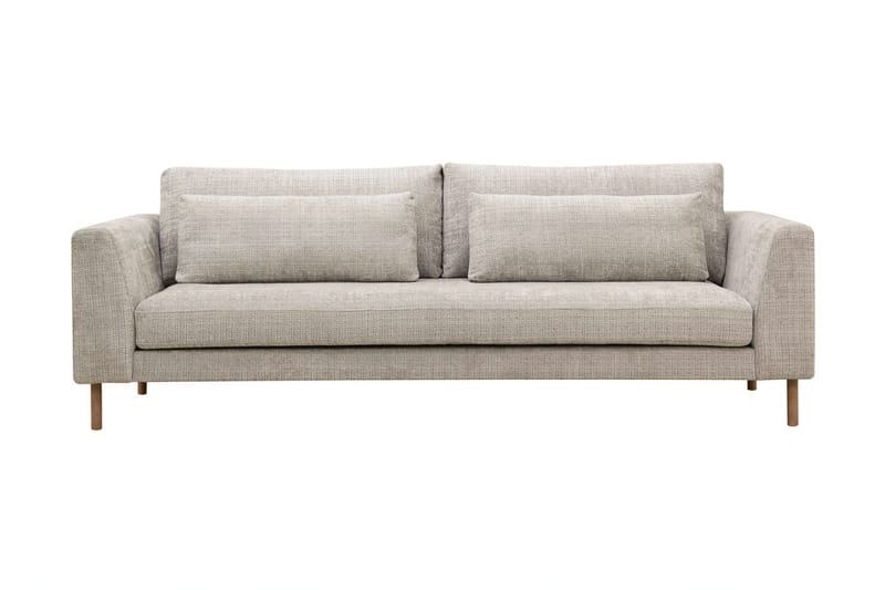 Florenz 3-seters Sofa i Chenille - Grå / Beige - Møbler - Sofaer - 3 seter sofa