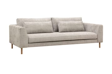Florenz 3-seters Sofa i Chenille - Grå / Beige - Møbler - Sofaer - 3 seter sofa