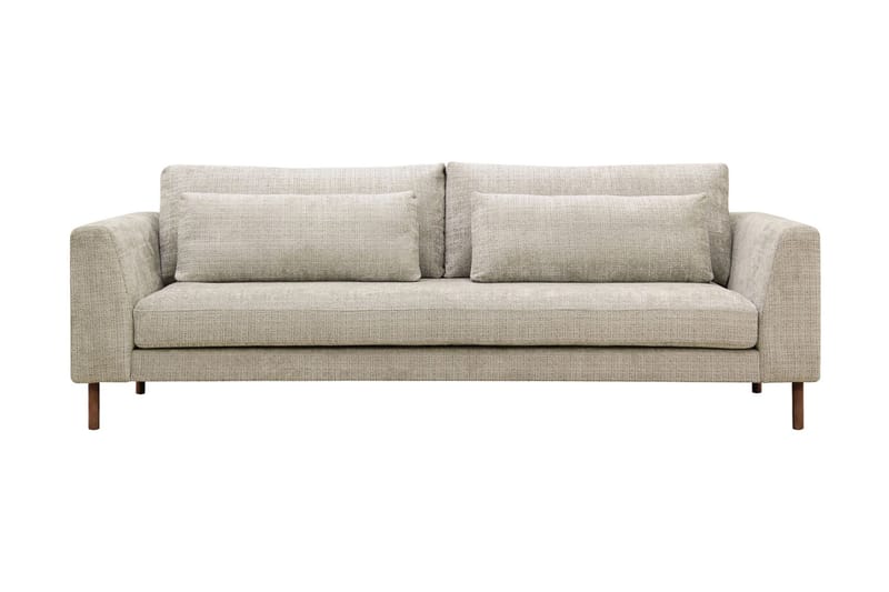 Florenz 3-seters Sofa i Chenille - Grå / Beige - Møbler - Sofaer - 3 seter sofa