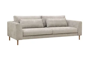 Florenz 3-seters Sofa i Chenille - Grå / Beige - Møbler - Sofaer - 3 seter sofa