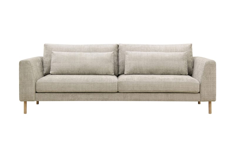 Florenz 3-seters Sofa i Chenille - Grå / Beige - Møbler - Sofaer - 3 seter sofa